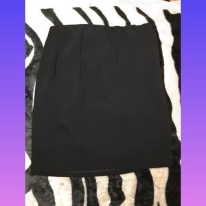 Black 90s Style Dress Skirt